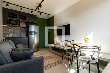 Sala de apartamento à venda com 1 quarto, 26m² em Vila Buarque, São Paulo