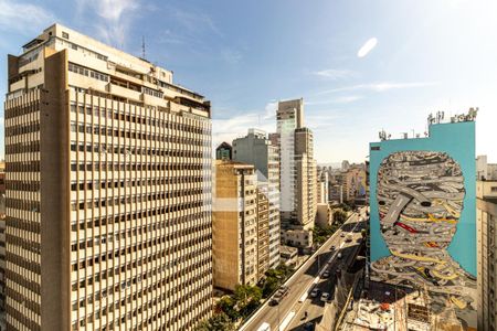 Vista da Sala de apartamento à venda com 1 quarto, 26m² em Vila Buarque, São Paulo