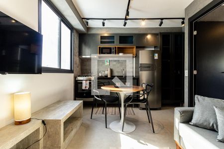 Sala de apartamento para alugar com 1 quarto, 26m² em Vila Buarque, São Paulo