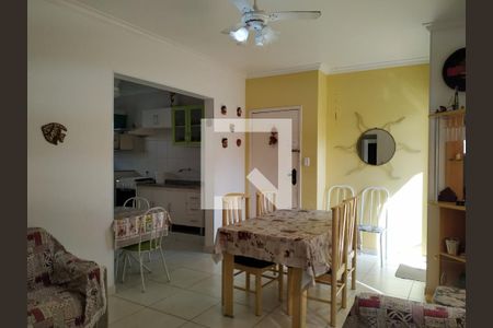 Sala de apartamento para alugar com 3 quartos, 74m² em Balneario Cidade Atlantica, Guarujá