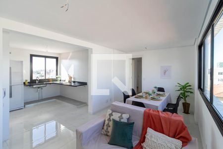 Sala 1 de apartamento à venda com 3 quartos, 139m² em Santa Rosa, Belo Horizonte