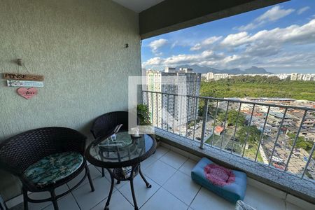 Varanda da Sala de apartamento à venda com 3 quartos, 69m² em Jacarepaguá, Rio de Janeiro