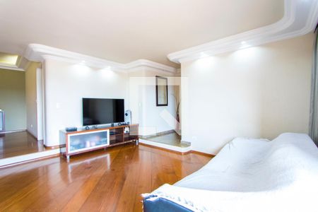 Sala de TV de apartamento à venda com 3 quartos, 130m² em Centro, Santo André