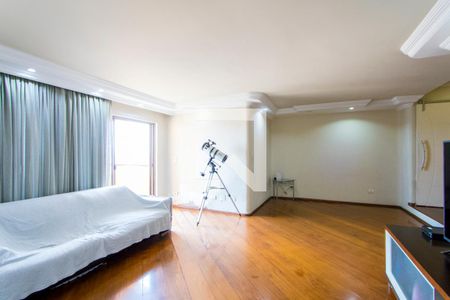 Sala de TV de apartamento à venda com 3 quartos, 130m² em Centro, Santo André