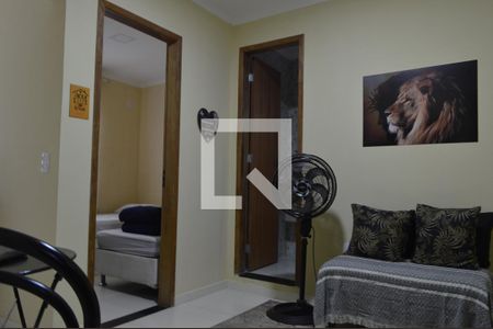 Sala  de apartamento à venda com 1 quarto, 30m² em Vargem Pequena, Rio de Janeiro