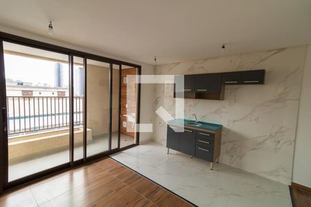 Sala/Cozinha de apartamento para alugar com 2 quartos, 44m² em Vila Nova Savoia, São Paulo