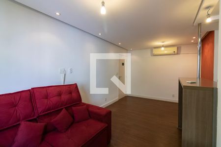Sala de apartamento à venda com 1 quarto, 46m² em Santo Amaro, São Paulo