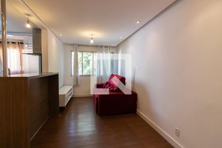 Sala de apartamento à venda com 1 quarto, 46m² em Santo Amaro, São Paulo