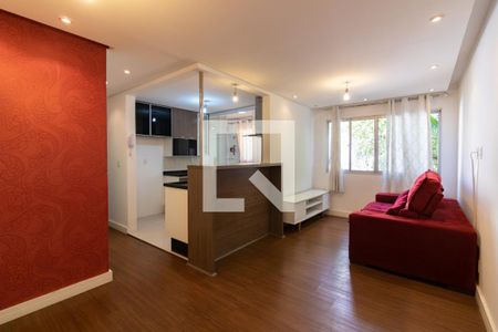 Sala de apartamento à venda com 1 quarto, 46m² em Santo Amaro, São Paulo