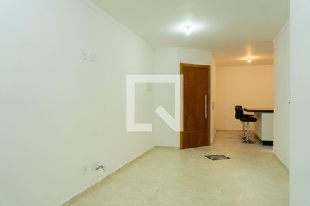 Sala de apartamento para alugar com 2 quartos, 55m² em Vila Alzira, Santo André