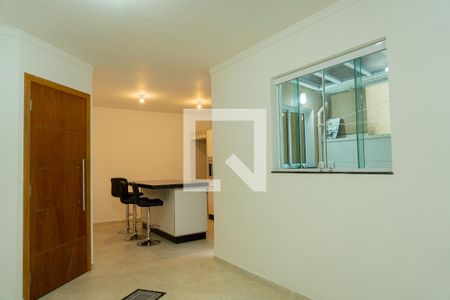 Sala de apartamento para alugar com 2 quartos, 55m² em Vila Alzira, Santo André