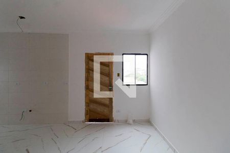 Sala e Cozinha Integrada  de apartamento à venda com 1 quarto, 30m² em Vila Ré, São Paulo