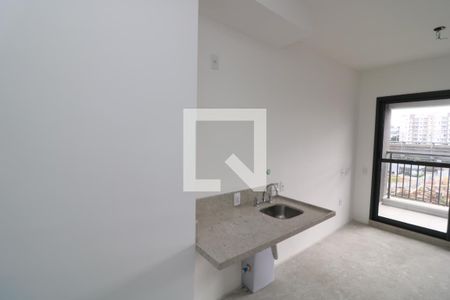 Cozinha de kitnet/studio à venda com 1 quarto, 26m² em Jardim Independência, São Paulo