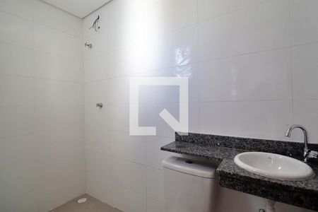 Banheiro do Quarto 1 - Suíte de apartamento à venda com 2 quartos, 100m² em Utinga, Santo André