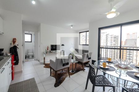 Sala/Cozinha de apartamento para alugar com 1 quarto, 39m² em Centro, São Paulo