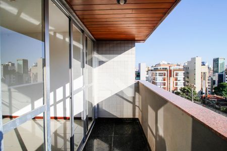 Varanda da Sala de apartamento para alugar com 3 quartos, 101m² em São Pedro, Belo Horizonte