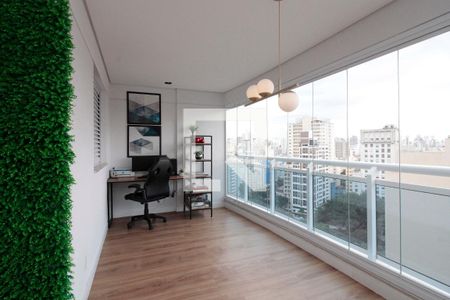 Varanda de apartamento à venda com 1 quarto, 62m² em Santa Efigênia, São Paulo