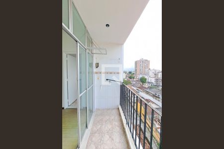 Varanda da Sala de apartamento para alugar com 1 quarto, 55m² em Riachuelo, Rio de Janeiro