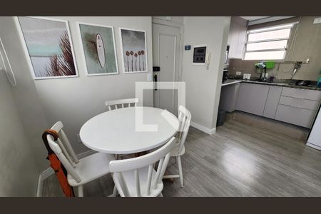 Sala de Jantar de apartamento para alugar com 1 quarto, 50m² em Gonzaga, Santos