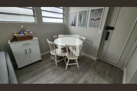 Sala de Jantar de apartamento para alugar com 1 quarto, 50m² em Gonzaga, Santos