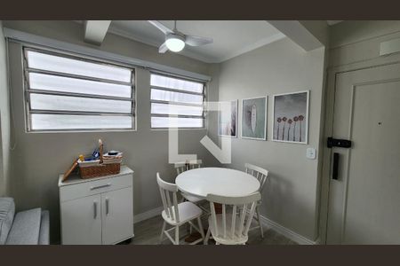 Sala de Jantar de apartamento para alugar com 1 quarto, 50m² em Gonzaga, Santos