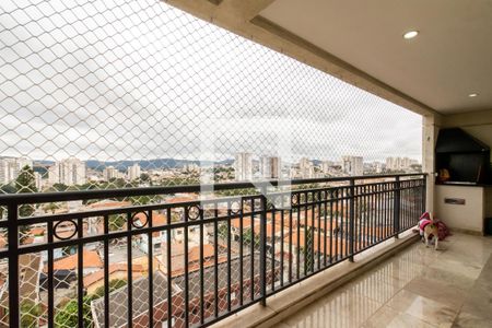 Varanda gourmet de apartamento à venda com 3 quartos, 151m² em Vila Rosália, Guarulhos