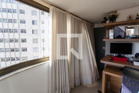 Varanda da Sala de apartamento para alugar com 3 quartos, 90m² em São Pedro, Belo Horizonte