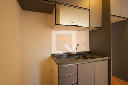 Cozinha de apartamento para alugar com 1 quarto, 26m² em Barra Funda, São Paulo