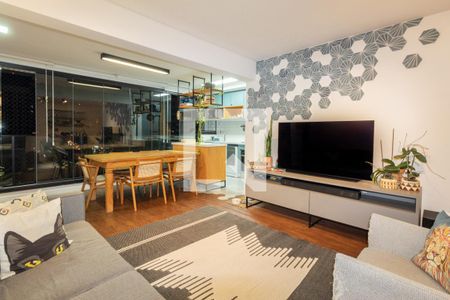 Sala de apartamento para alugar com 1 quarto, 72m² em Pinheiros, São Paulo