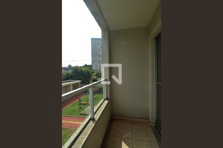 Varanda da Sala de apartamento à venda com 2 quartos, 50m² em Utinga, Santo André