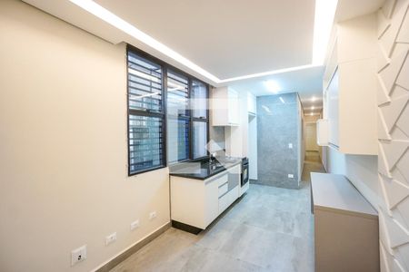 Sala e cozinha de apartamento para alugar com 2 quartos, 78m² em Chácara Califórnia, São Paulo