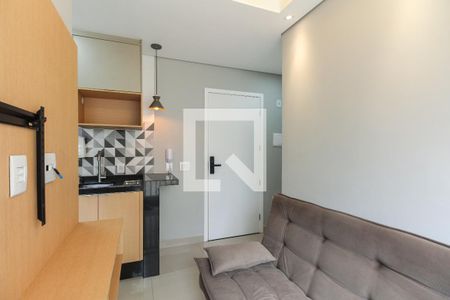 Sala  de apartamento para alugar com 1 quarto, 26m² em Chácara Seis de Outubro, São Paulo