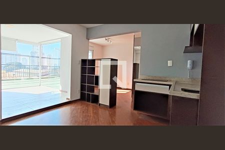 Sala/Cozinha de apartamento à venda com 1 quarto, 130m² em Barra Funda, São Paulo