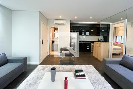 Sala de apartamento à venda com 1 quarto, 62m² em Vila Olímpia, São Paulo