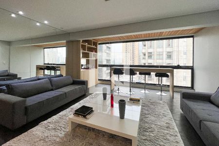 Sala de apartamento à venda com 1 quarto, 62m² em Vila Olímpia, São Paulo