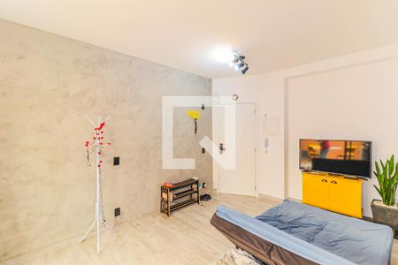 Sala de apartamento à venda com 1 quarto, 82m² em Santo Amaro, São Paulo