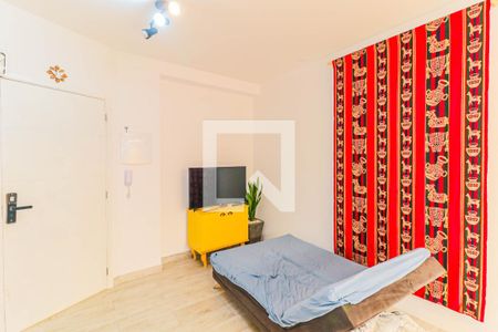 Sala de apartamento à venda com 1 quarto, 82m² em Santo Amaro, São Paulo