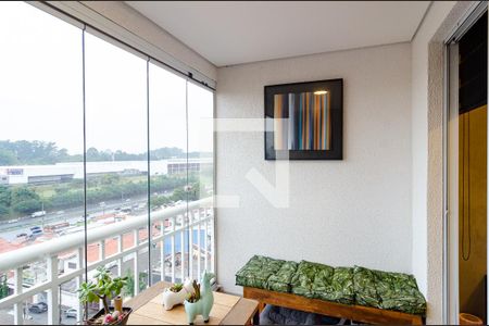 Varanda de apartamento à venda com 2 quartos, 59m² em Vila Guarani (zona Sul), São Paulo