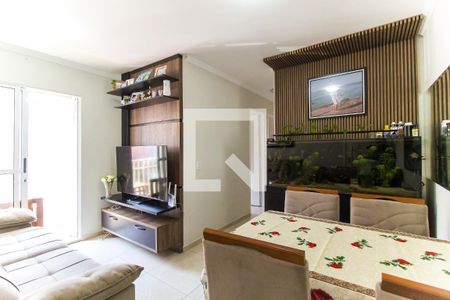 Sala de apartamento para alugar com 2 quartos, 48m² em Jardim São Miguel, Ferraz de Vasconcelos