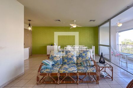 Sala de apartamento para alugar com 3 quartos, 190m² em Balneario Guarujá, Guarujá