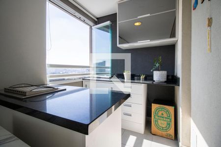 Varanda Gourmet de apartamento à venda com 1 quarto, 47m² em Parque Industrial Tomas Edson, São Paulo