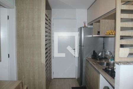 Sala/Cozinha/Área de Serviço de apartamento para alugar com 1 quarto, 38m² em Jardim Prudência, São Paulo
