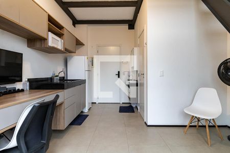 Sala de apartamento para alugar com 1 quarto, 30m² em Liberdade, São Paulo