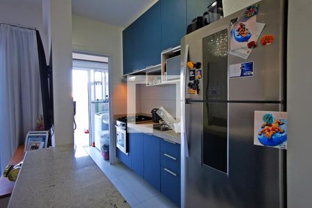 Cozinha  de apartamento à venda com 2 quartos, 54m² em Vila Municipal, Jundiaí