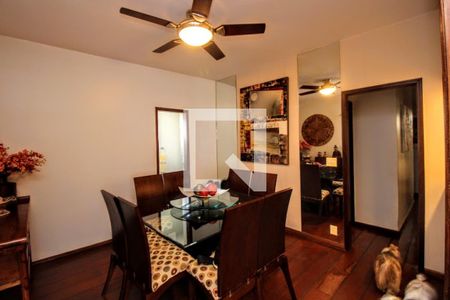 Sala de jantar  de apartamento à venda com 4 quartos, 166m² em Santo Antônio, Belo Horizonte