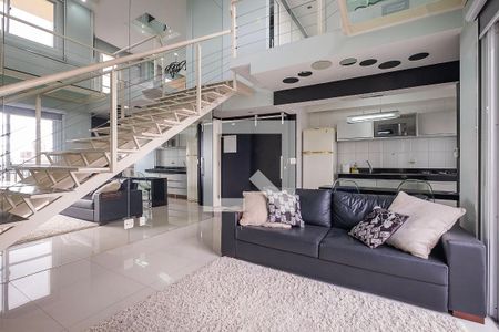 Sala/Cozinha de apartamento para alugar com 1 quarto, 93m² em Pinheiros, São Paulo