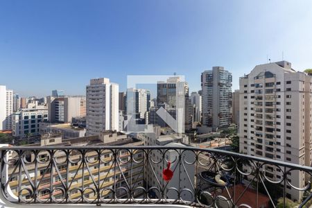 Varanda Suíte de apartamento à venda com 3 quartos, 128m² em Vila Nova Conceição, São Paulo