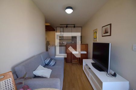 Sala de apartamento para alugar com 1 quarto, 48m² em Jardim Paulista, São Paulo