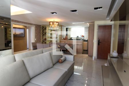 Sala de apartamento à venda com 3 quartos, 140m² em Luxemburgo, Belo Horizonte