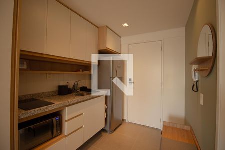 Cozinha de apartamento à venda com 1 quarto, 28m² em Vila Mariana, São Paulo